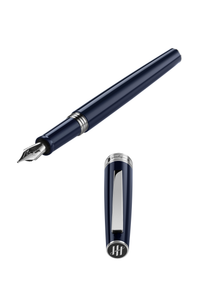 Armonia Mini Fountain Pen, Steel, Dark Blue