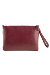 Pochette Ipad, Bordeaux Saffiano