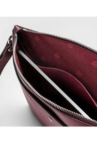 Pochette Ipad, Bordeaux Saffiano