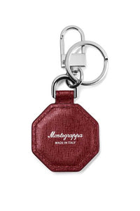 Otto Keyring, Bordeaux Saffiano