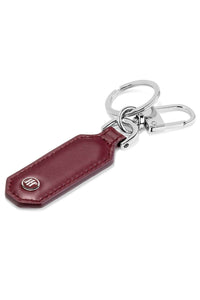 Rectangular Keyring, Burgundy