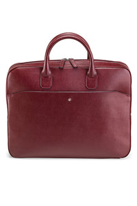 Laptop Bag, Bordeaux Saffiano