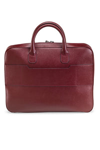 Laptop Bag, Bordeaux Saffiano