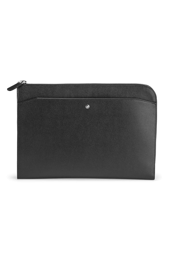 Laptop Briefcase, Black Saffiano