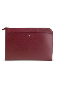 Laptop Briefcase, Bordeaux Saffiano