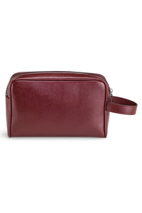 Pochette, Bordeaux Saffiano