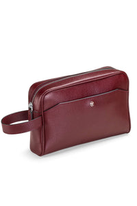 Pochette, Bordeaux Saffiano