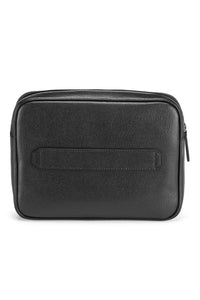 Travel Pouch, Black Saffiano