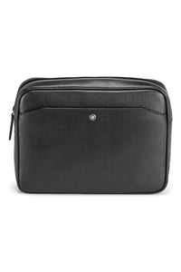 Travel Pouch, Black Saffiano