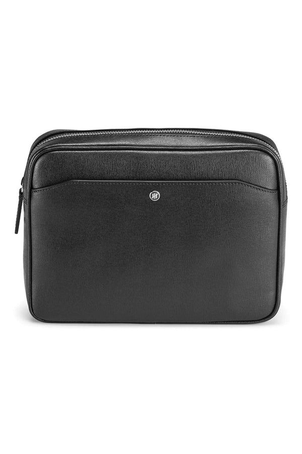 Travel Pouch, Black Saffiano