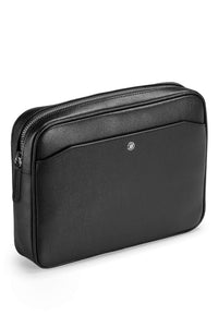 Travel Pouch, Black Saffiano