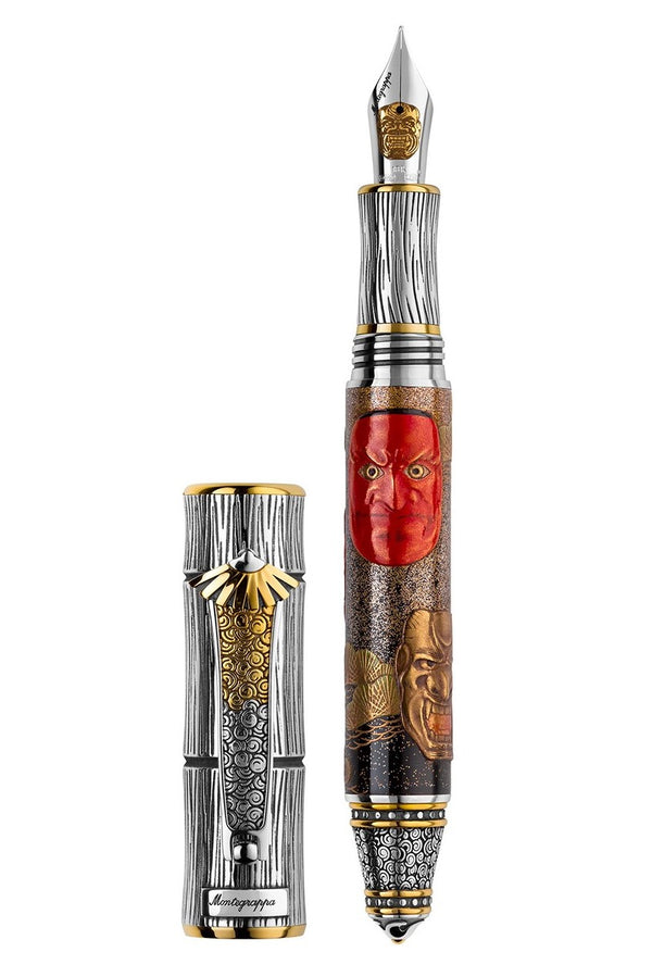 Kitcho Noh Masks Fountain Pen Medium, Demon (Ki-Men)