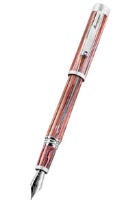 Zero Zodiac Pisces Fountain Pen, Palladium IP Steel, Medium, 14k Gold Nib